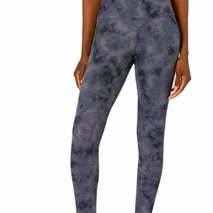 Durable and high waistband, Danskin navy blue tie-die leggins